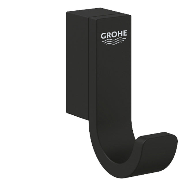 Grohe Selection Robe Hook Phantom Black - 41216KF0 - Perfect for Hanging Robes