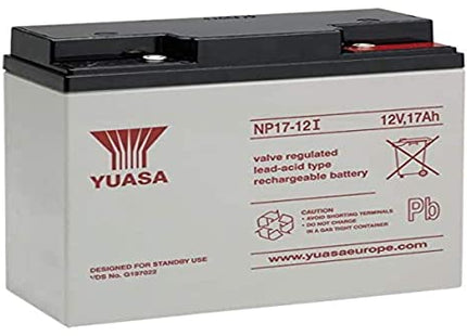 Yuasa NP17-12I Valve Regulated Lead Acid (VRLA) 17000mAh 12V Rechargeable Battery Rechargeable Batteries (17000mAh, Sealed Lead Acid (VRLA), 12V, 1 Piece)