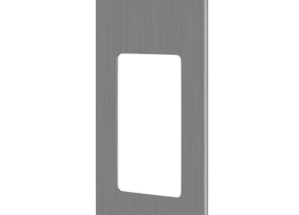 Proofvision Brushed Steel Face Plate for PV10 In-Wall Electric Toothbrush Charger PV10-BS-FR