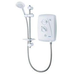 9.5kW Triton T80z Fast Fit Electric Shower White Modern Bathroom