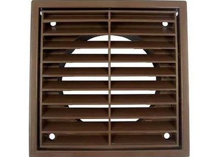 AIRVENT Fixed Grille 100mm Brown