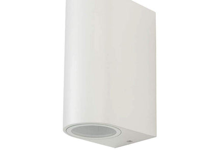 V-TAC -7652 Sleek GU10 Wall Fitting(Aluminum) Round-White Body,2 Way IP44