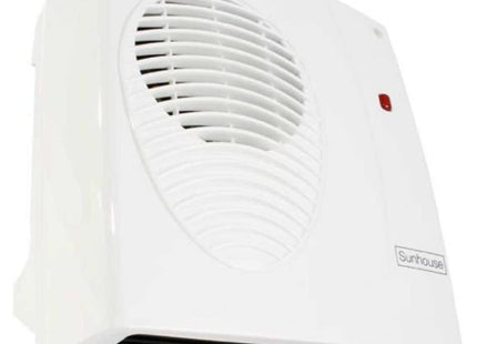 Sunhouse SDF2E Wall Mounted Downflow Bathroom Fan Heater 2kW (White)