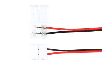 V-TAC SKU.3501 Flexible LED Cable Accessory for Stripled 5050 V-TAC, Plastic, and Other Materials, White