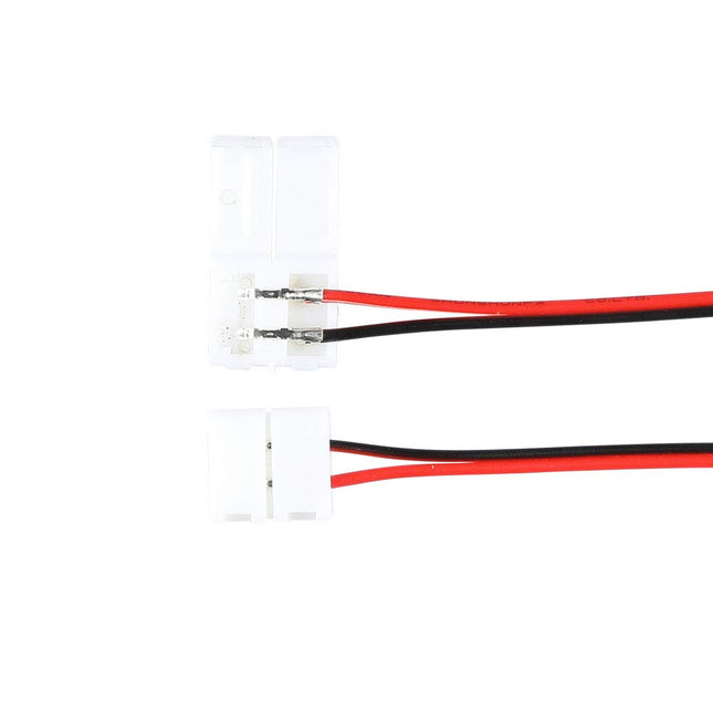 V-TAC SKU.3501 Flexible LED Cable Accessory for Stripled 5050 V-TAC, Plastic, and Other Materials, White