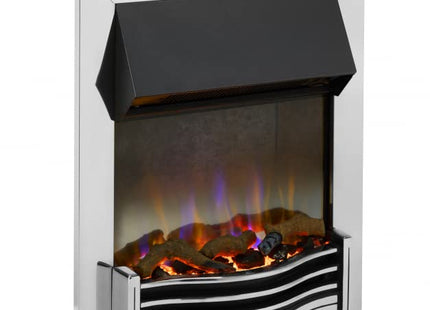 DIMPLEX Dumfries DMF20CH CHROME Optiflame 3D Electric 2KW Inset Fire REMOTE CONTROL