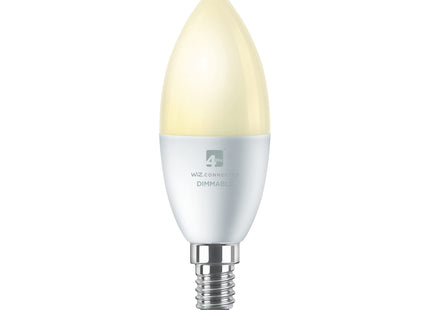 4lite Smart Wiz Connected LED Bulb Candle C37 E14 Screw Fitting WiFi/Bluetooth Tuneable White & Dimmable 4.9w 470lm