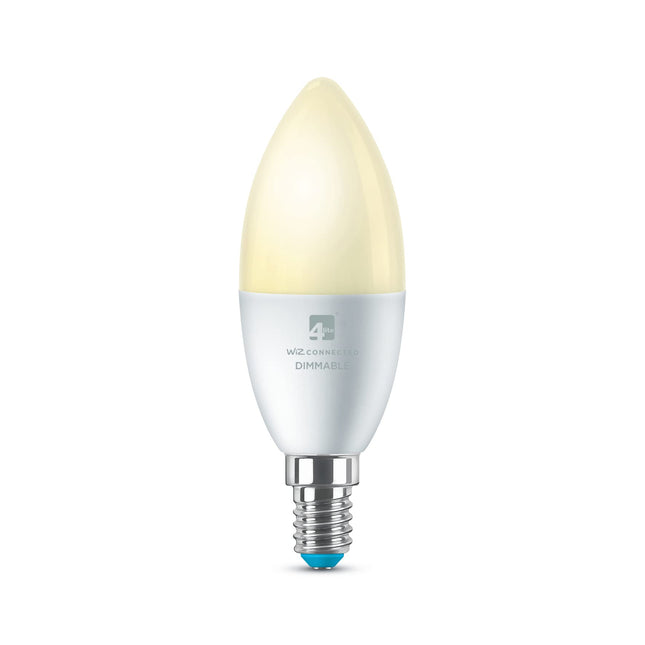 4lite Smart Wiz Connected LED Bulb Candle C37 E14 Screw Fitting WiFi/Bluetooth Tuneable White & Dimmable 4.9w 470lm