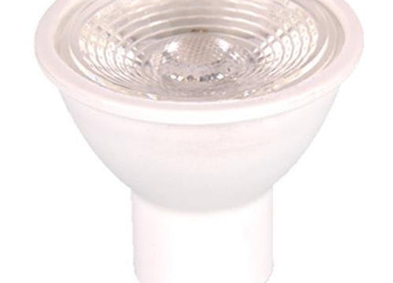 V-TAC 1668 LED Plastic Spotlight with Lens Colorcode 7 W 6000 K 38'D GU10, Dimmable Plastic White