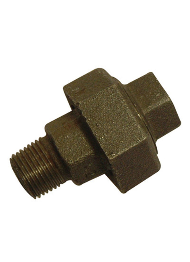 Berg Montana Fittings Ead Black Straight Union MxF 1/2" - 34121003 - Perfect for Plumbing