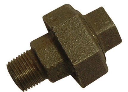 Berg Montana Fittings Ead Black Straight Union MxF 1" - 34102005 - Perfect for Plumbing