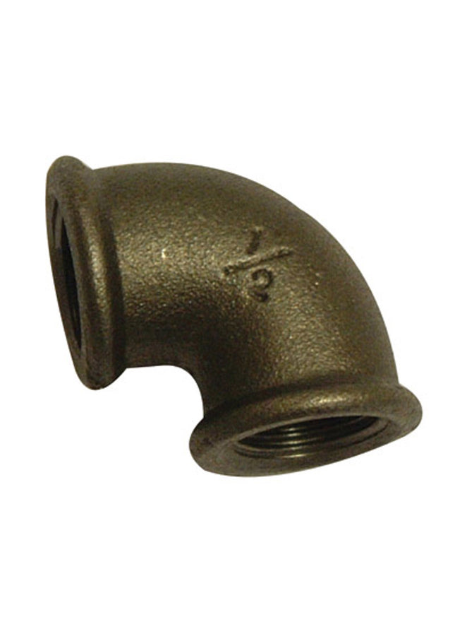 Berg Montana Black 90° Elbow FxF 1/2" - 9021003 - Perfect for Plumbing