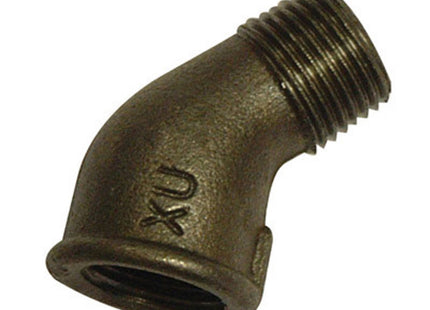 Primaflow BM121 Black 45° Elbow MxF 1/2" - 12101003 - Essential for Plumbing