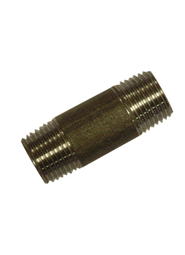 Berg Montana Fittings Ead Black Barrel Nipple 2" MxM - B1100880 - Perfect for Plumbing