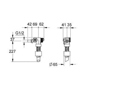 Grohe Filling Valve 1/2" UK - 42181000 - Perfect for Toilets