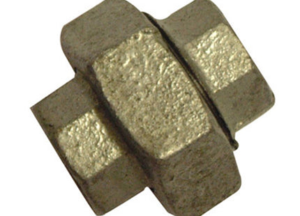 GM340 Galv Straight Union FxF 1/2" - 34025003 - Essential for Plumbing