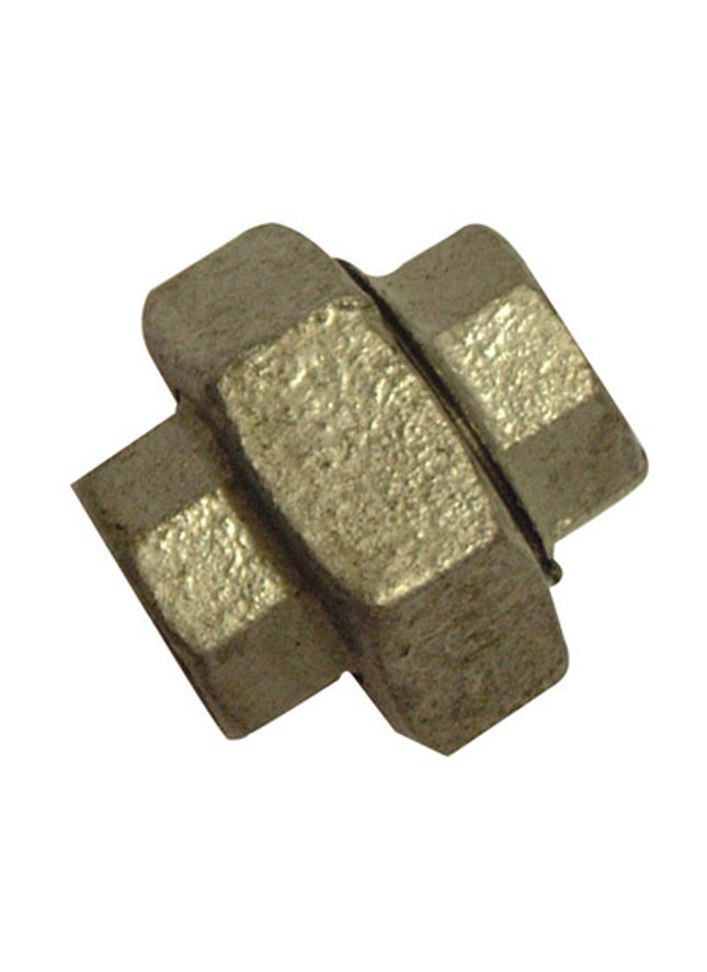 GM340 Galv Straight Union FxF 1/2" - 34025003 - Essential for Plumbing