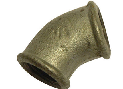 Berg Montana GM120 Galv 45' Elbow FxF 1/2" - 12025003 - Perfect for Plumbing