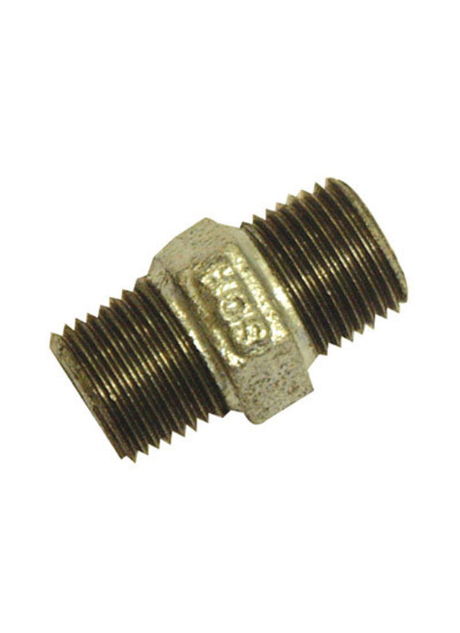 Primaflow GM280 Galv Hex Nipple MxM 1/4" - 28015001 - Essential for Plumbing