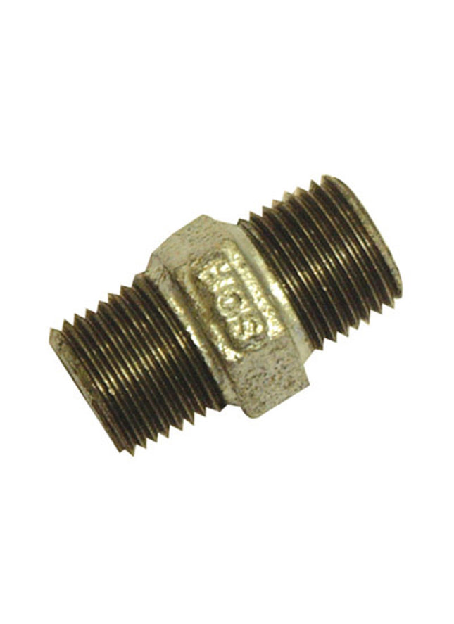 GM280 Galv Hex Nipple MxM 1.1/2" - 28025007 - Essential for Plumbing