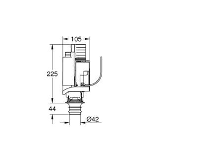 Grohe Av1 Complete - Valves, 42314000 - Essential for Plumbing