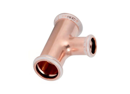 Geberit Mapress Copper T-Piece, Reduced 42 x 35 x 42mm - 61220