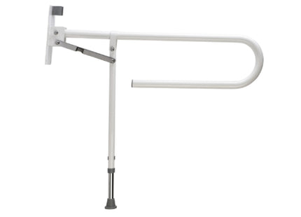 Croydex White Foldaway Hand Rail - Drop Down Leg - AP502922