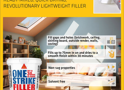 Everbuild One Strike Filler 1 Litre - ONE1