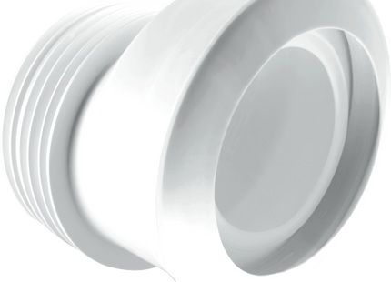 McAlpine MAC-4 97-107mm Inlet x 4"/110mm Outlet 20mm Offset MACFIT WC Connector