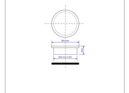 McAlpine S23L 1¼" Surefit Blank Cap