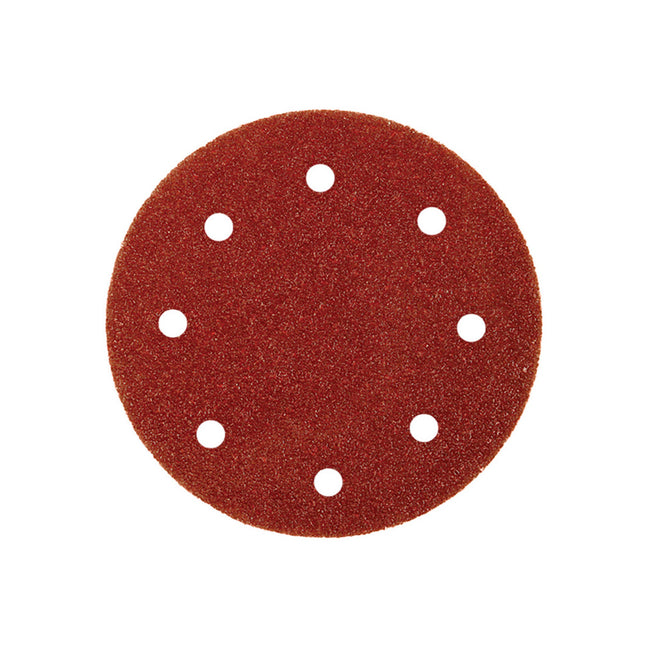 Abracs Hook And Loop Sanding Disc (8 Holes) - 125mm x 120 Grit (Box of 25)