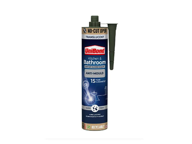 Unibond Anti Mould Kitchen/Bathroom Cartridge Translucent 280Ml 3036447