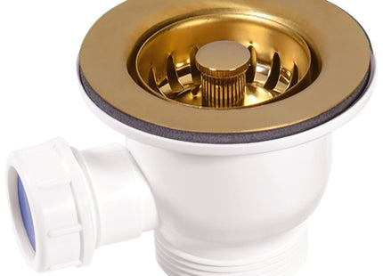 McAlpine 1 1/2" Mini Basket Strainer Waste - PVD Finish - MBS85PVD
