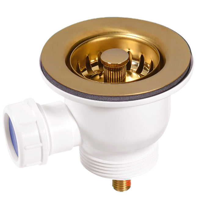 McAlpine 1 1/2" Mini Basket Strainer Waste - PVD Finish - MBS85PVD