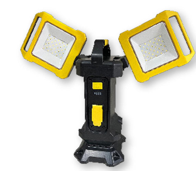 Hi-Spec Hssl/20Ledwl-R Site Light 2X10w Adjustable Rechargeable Work Light