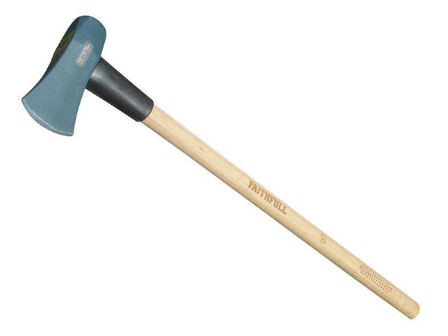 Faithfull Log Splitting Maul Fsc Hickory Shaft 3.6Kg (8Lb)