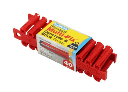PLASPLUGS Gp600 General Purpose Fixings (40 Plugs X 50 Strips)