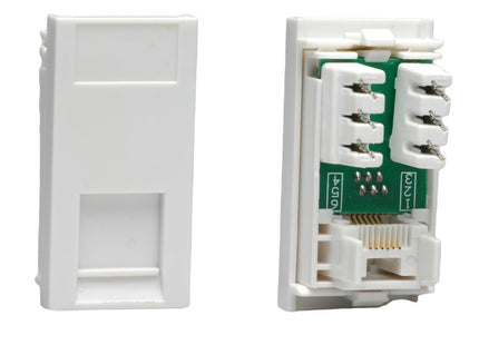 Varilight Rj11 Module (1 Datagrid Space) Black