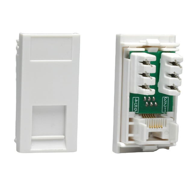 Varilight Rj11 Module (1 Datagrid Space) Black