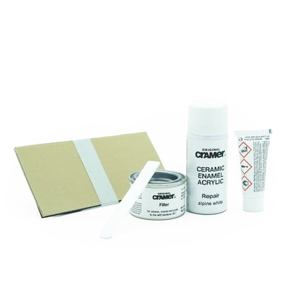 Cramer Ceramic/Enamel Repair Kit - Alpine White