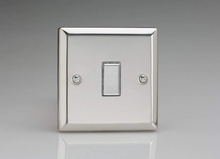 Varilight Eclique 2 1-Gang Tactile Touch Control Dimming Light Switch Slave for use with Eclique2 Master on 2-Way Circuits Mirror Chrome JCES001