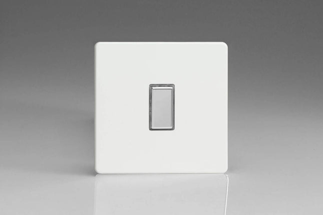 Varilight JDQES001S Dimmer Switch Premium White 1-Gang