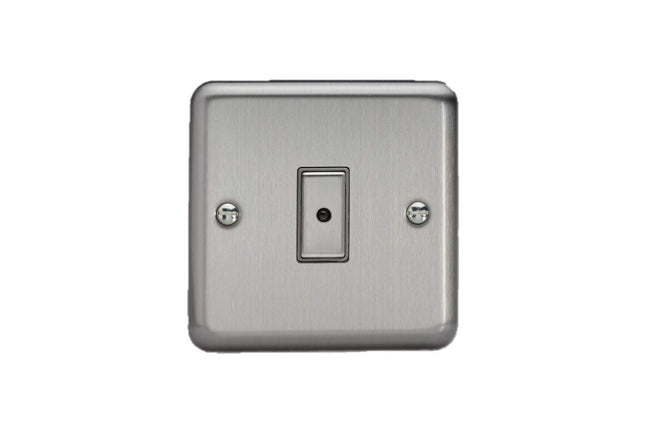 Varilight 1-Gang 1-Way Remote/Tactile Touch Control Master LED Dimmer Light Switch 1 x 0-100W (Max 10 LEDs) Matt Chrome JSE101