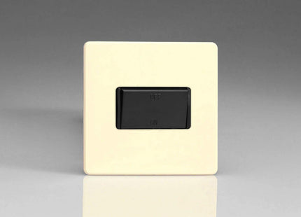 Varilight XDYFIBS.PD Screwless Primed 1-Gang 10A Fan Isolating Switch (3 Pole)