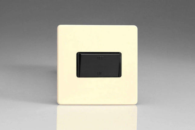 Varilight XDYFIBS.PD Screwless Primed 1-Gang 10A Fan Isolating Switch (3 Pole)