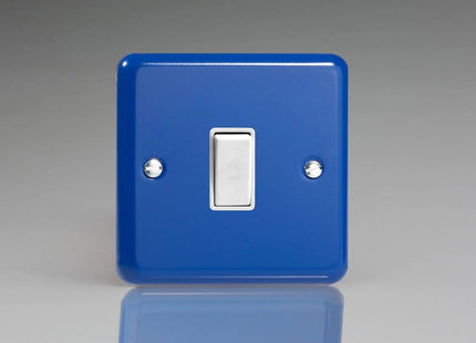 Varilight 1-Gang 10A Intermediate Rocker Light Switch Reflex Blue XY7W.RB