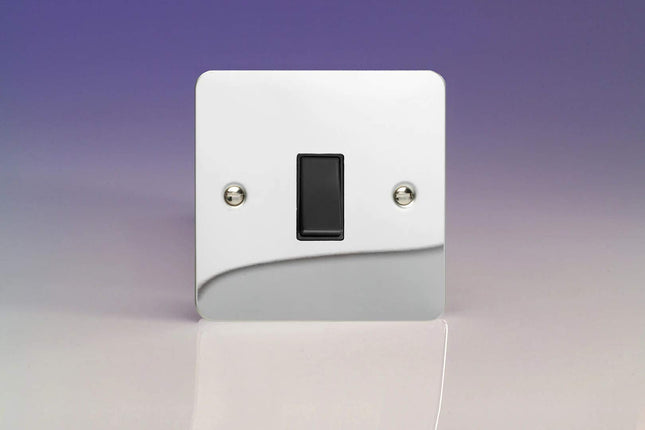 Varilight 1-Gang 10A Retractive Switch Polished Chrome XFCBPB
