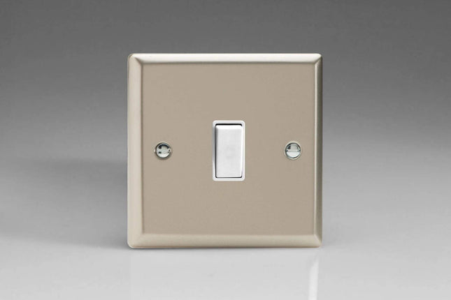 Varilight XN1W Rocker Switches White 1-Gang Satin