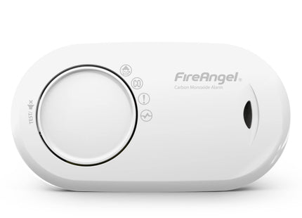 FireAngel FA3820 10 Year Sealed Battery Alarm Carbon Monoxide, Clear