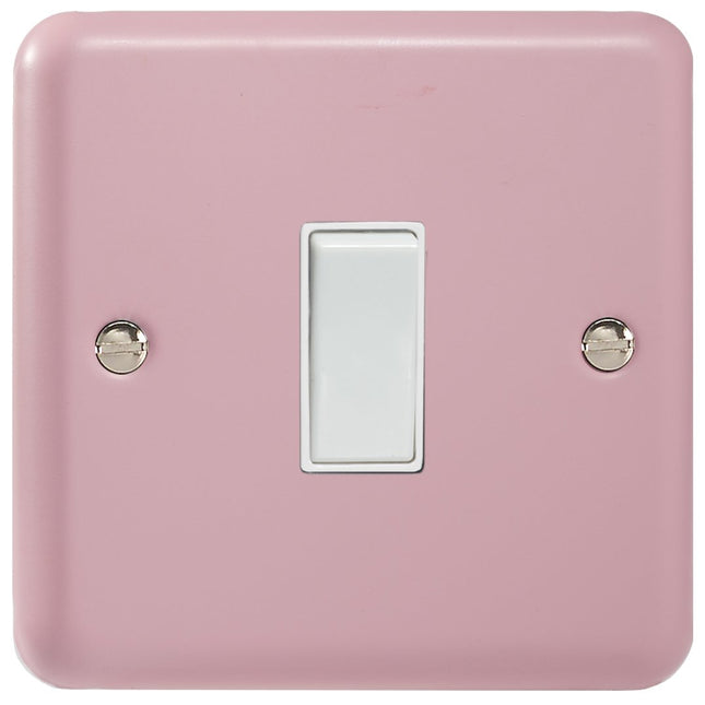 Varilight 1-Gang (Single), 1 or 2 Way 10 Amp Switch, Classic Lily Rose Pink XY1W.RP